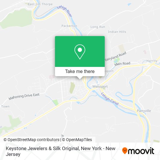 Keystone Jewelers & Silk Original map