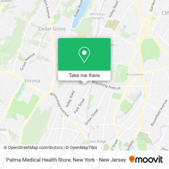 Mapa de Palma Medical Health Store