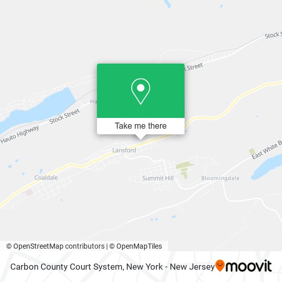 Carbon County Court System map