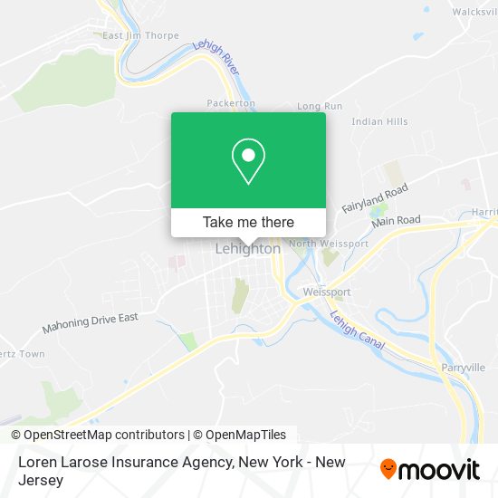 Loren Larose Insurance Agency map