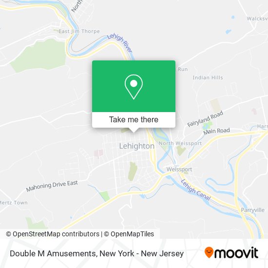 Mapa de Double M Amusements