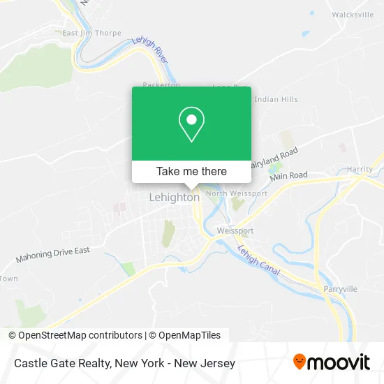 Castle Gate Realty map