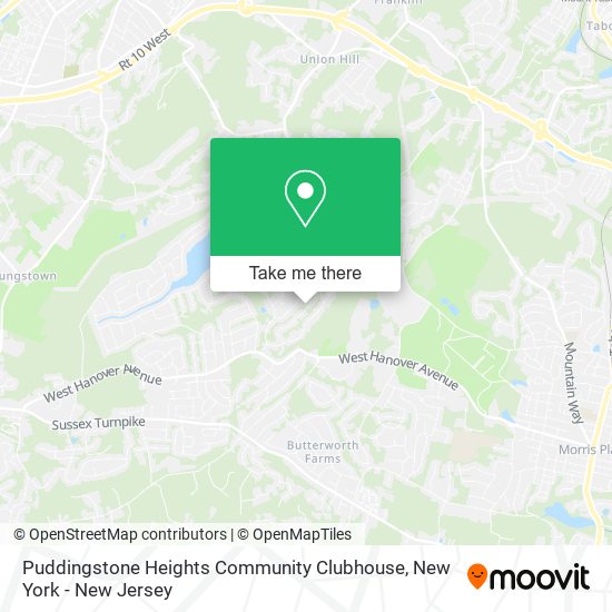 Puddingstone Heights Community Clubhouse map