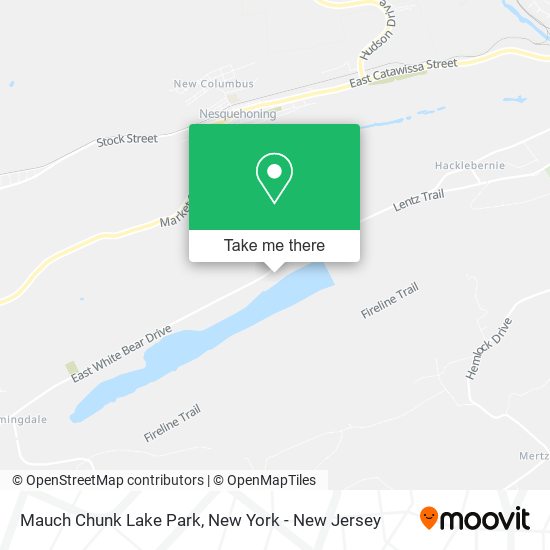 Mapa de Mauch Chunk Lake Park