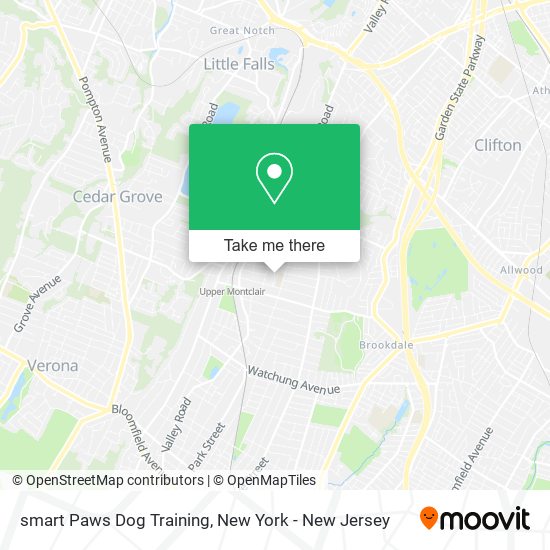 Mapa de smart Paws Dog Training