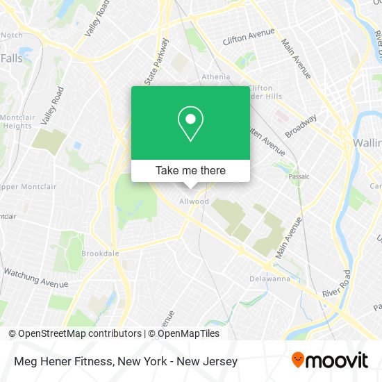 Mapa de Meg Hener Fitness