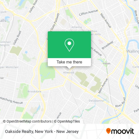 Oakside Realty map