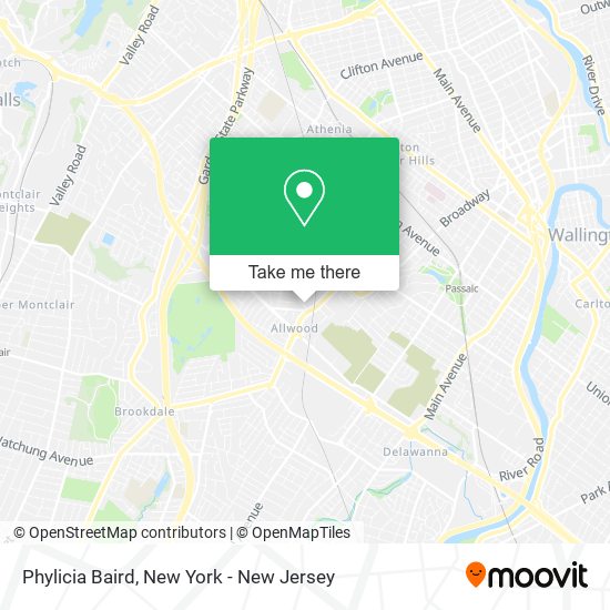 Mapa de Phylicia Baird