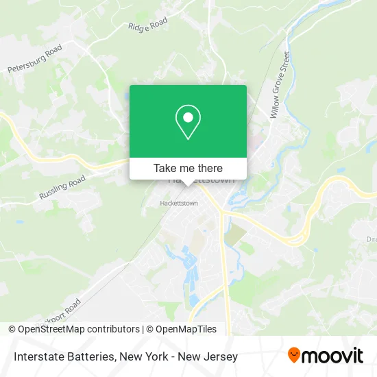 Interstate Batteries map