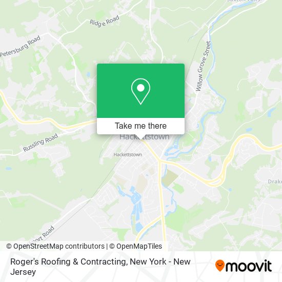 Roger's Roofing & Contracting map