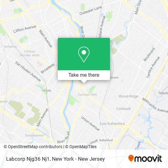 Labcorp Njg36 Nj1 map