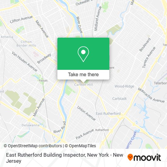 East Rutherford Building Inspector map
