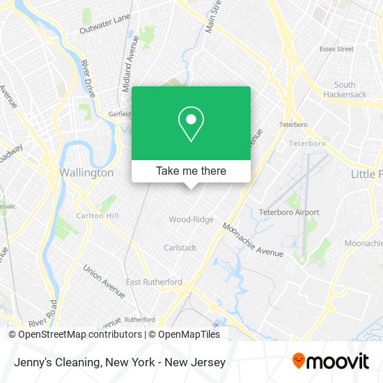 Jenny's Cleaning map