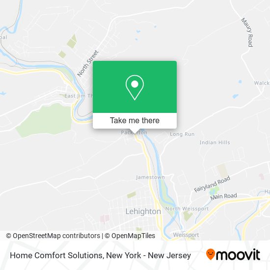 Home Comfort Solutions map