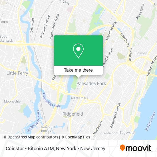 Mapa de Coinstar - Bitcoin ATM