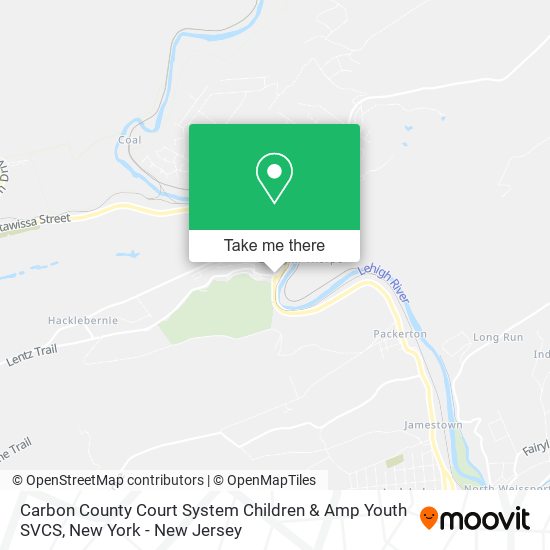 Mapa de Carbon County Court System Children & Amp Youth SVCS