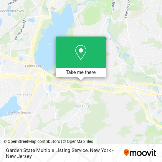 Garden State Multiple Listing Service map