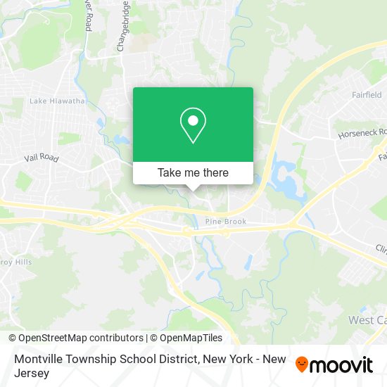 Mapa de Montville Township School District