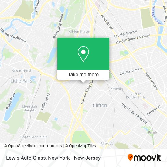 Lewis Auto Glass map