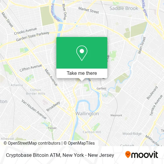 Cryptobase Bitcoin ATM map