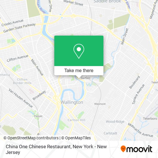 China One Chinese Restaurant map