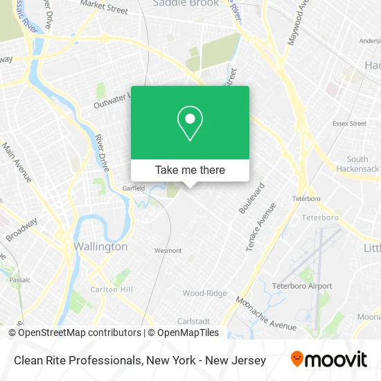 Clean Rite Professionals map