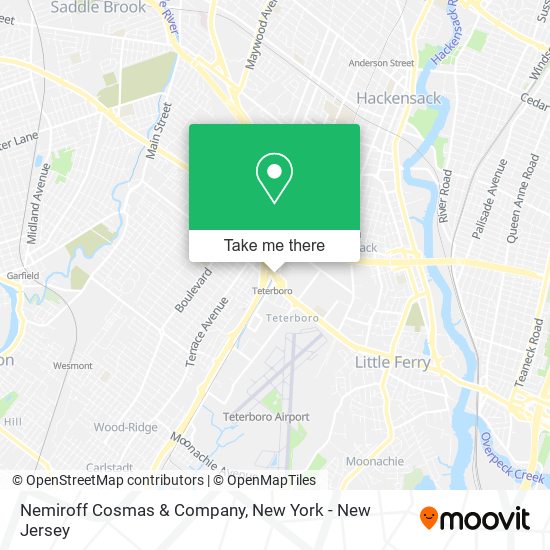 Nemiroff Cosmas & Company map