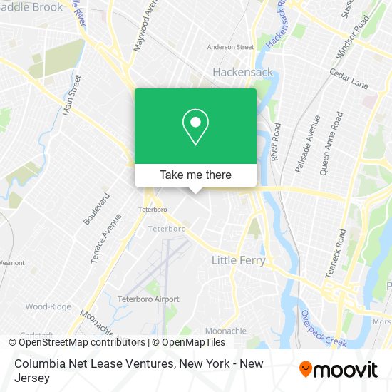 Mapa de Columbia Net Lease Ventures