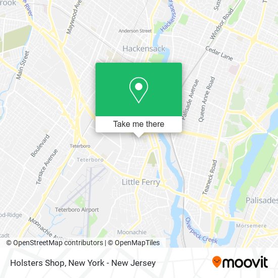 Holsters Shop map