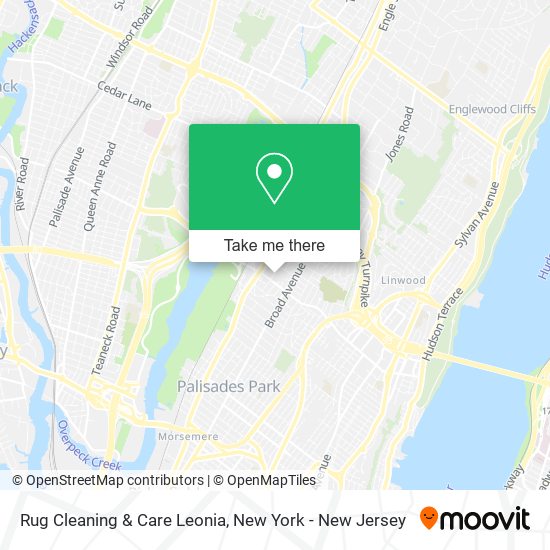 Mapa de Rug Cleaning & Care Leonia