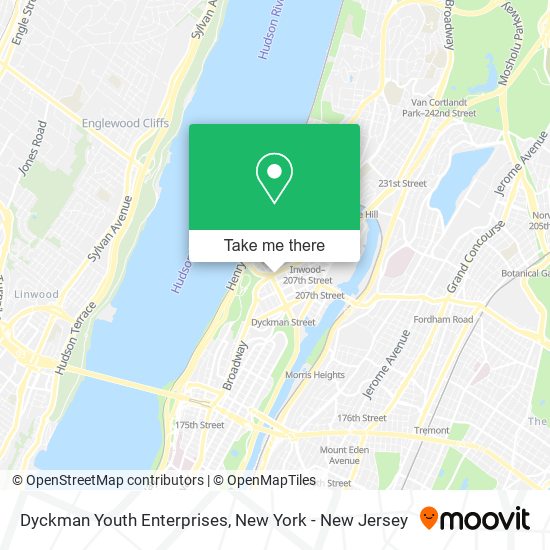 Dyckman Youth Enterprises map