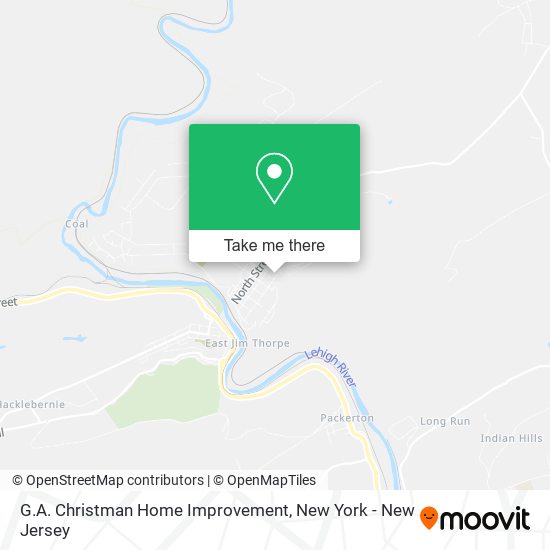 G.A. Christman Home Improvement map
