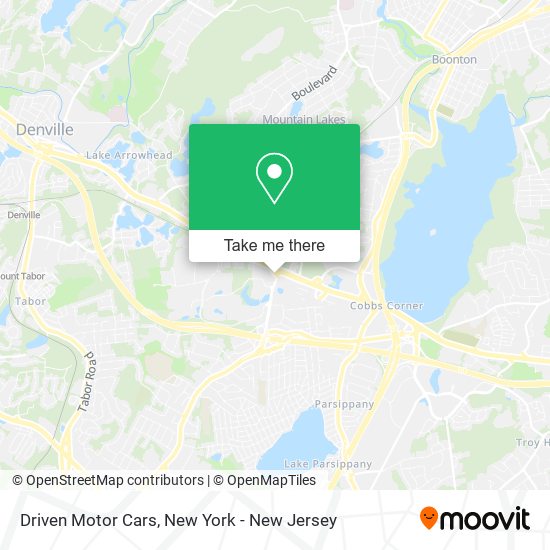 Driven Motor Cars map