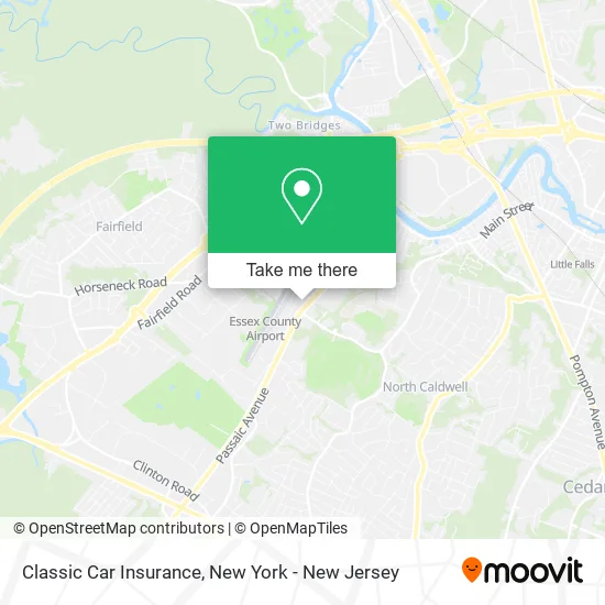 Classic Car Insurance map