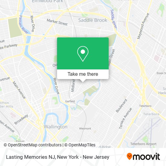 Lasting Memories NJ map