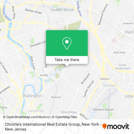 Christie's International Real Estate Group map