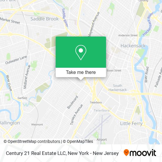 Century 21 Real Estate LLC map