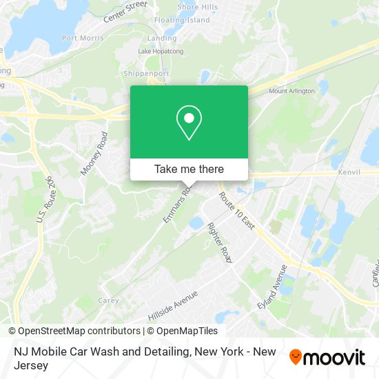 NJ Mobile Car Wash and Detailing map