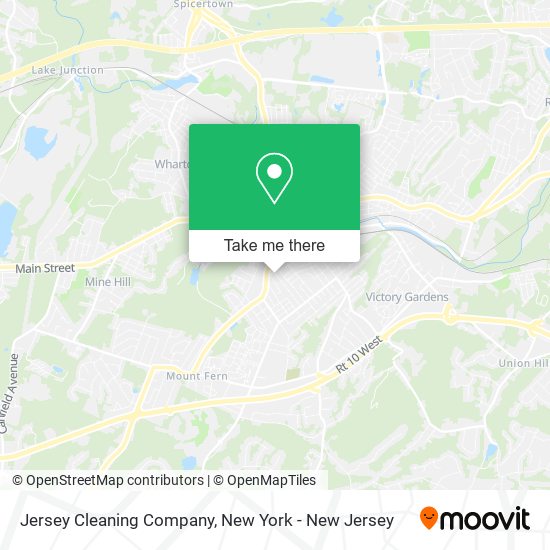 Jersey Cleaning Company map