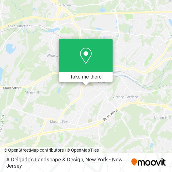 A Delgado's Landscape & Design map