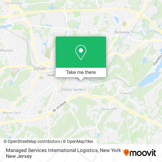 Managed Services International Logistics map