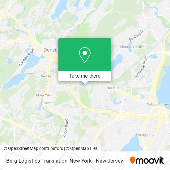 Mapa de Berg Logistics Translation