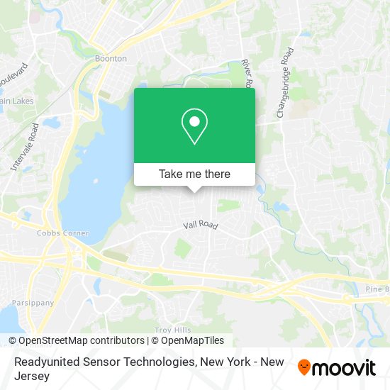 Readyunited Sensor Technologies map