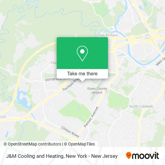 Mapa de J&M Cooling and Heating