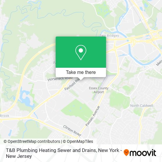 T&B Plumbing Heating Sewer and Drains map