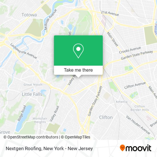 Nextgen Roofing map