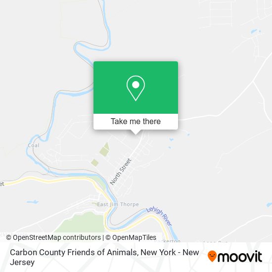 Carbon County Friends of Animals map