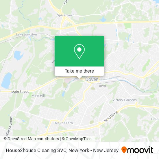 House2house Cleaning SVC map