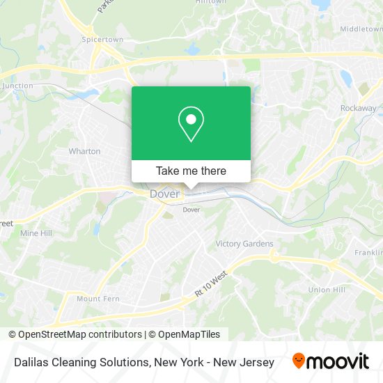 Dalilas Cleaning Solutions map