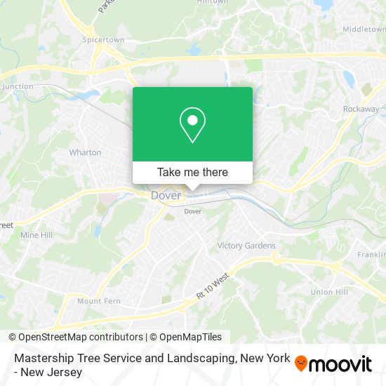 Mastership Tree Service and Landscaping map